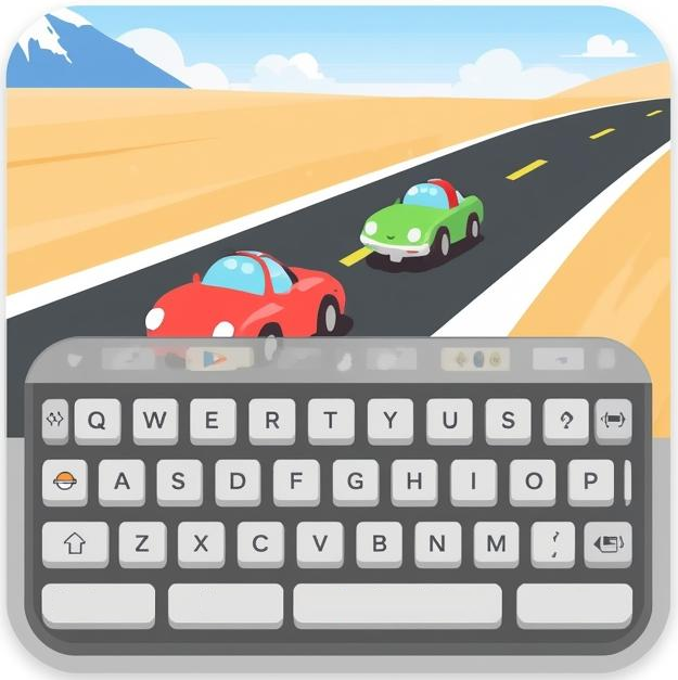 Car Racing Typing Game - Type words to race your car and improve typing speed